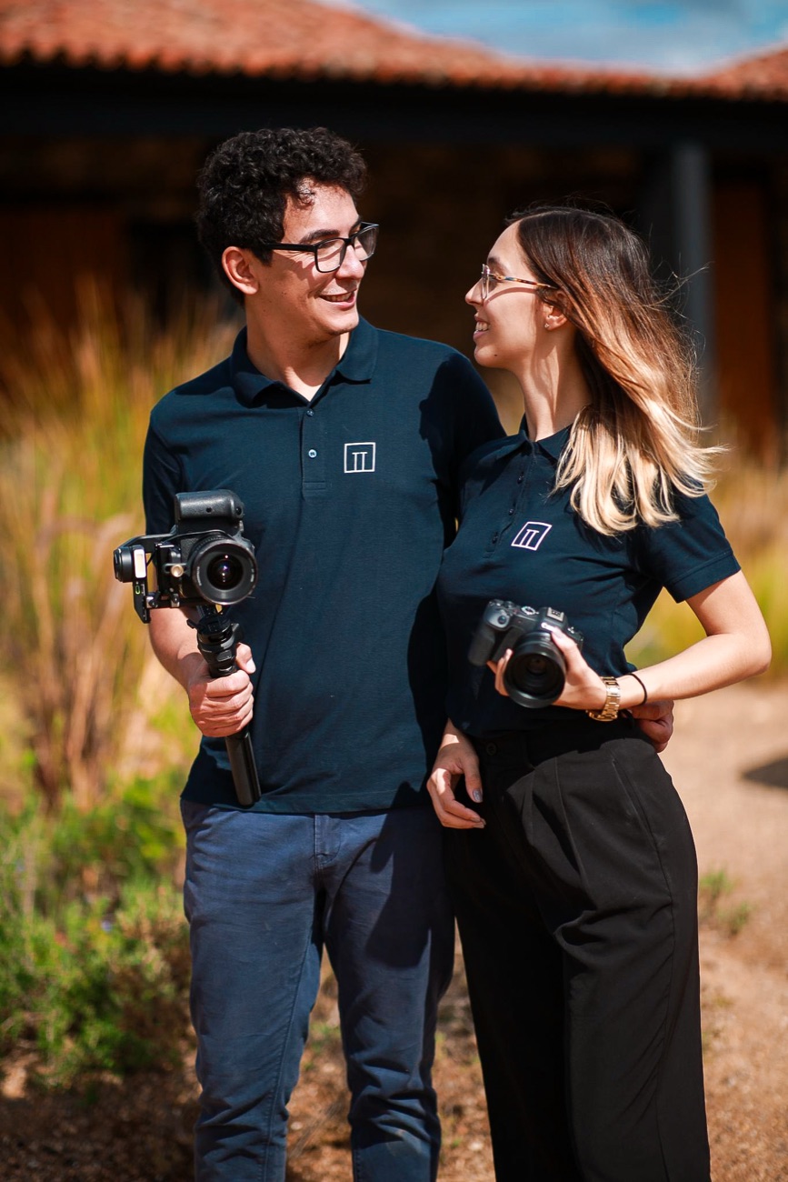 Caio e Ana — fundadores da Amaral Films & Photos