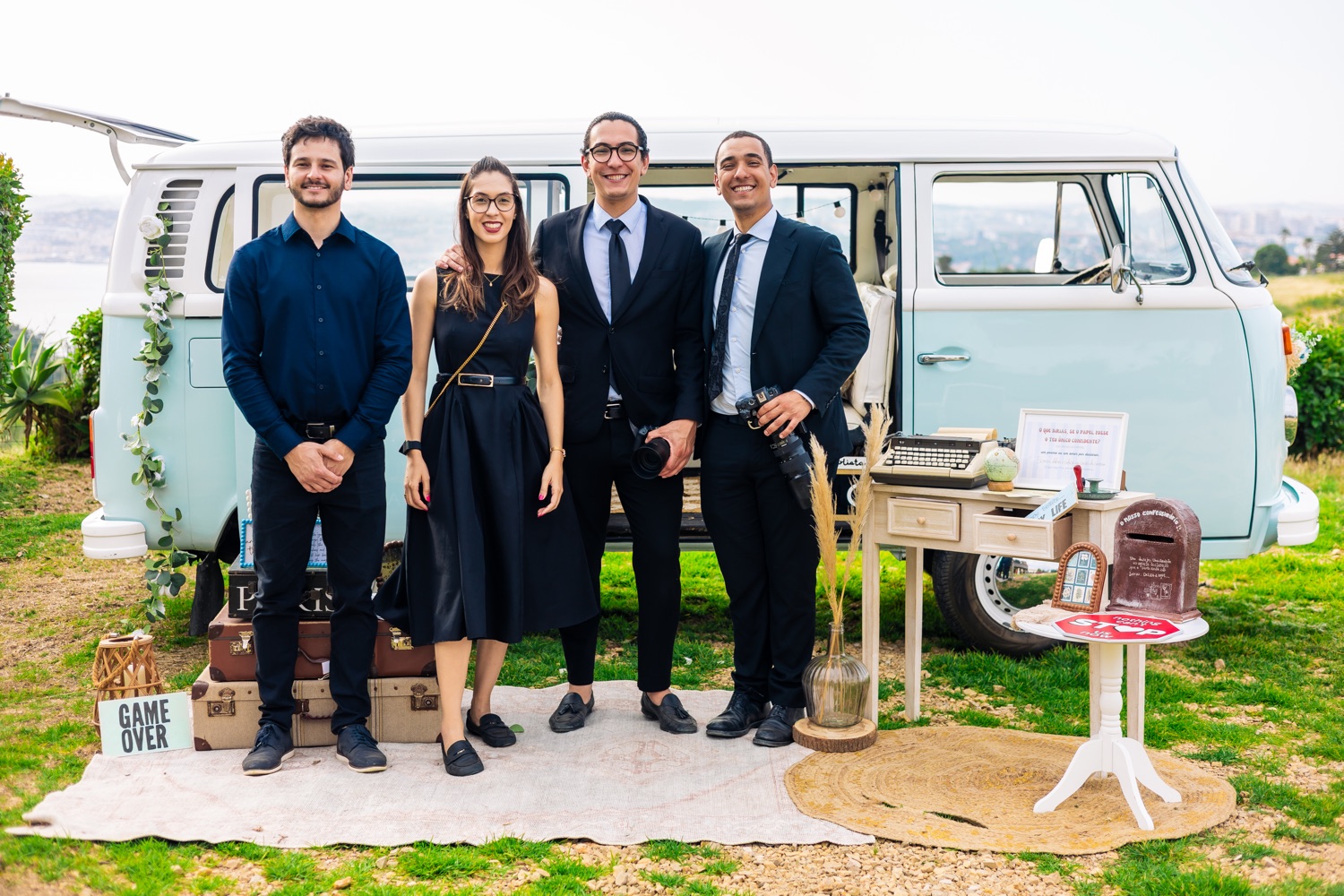 Equipa Amaral Films a trabalhar